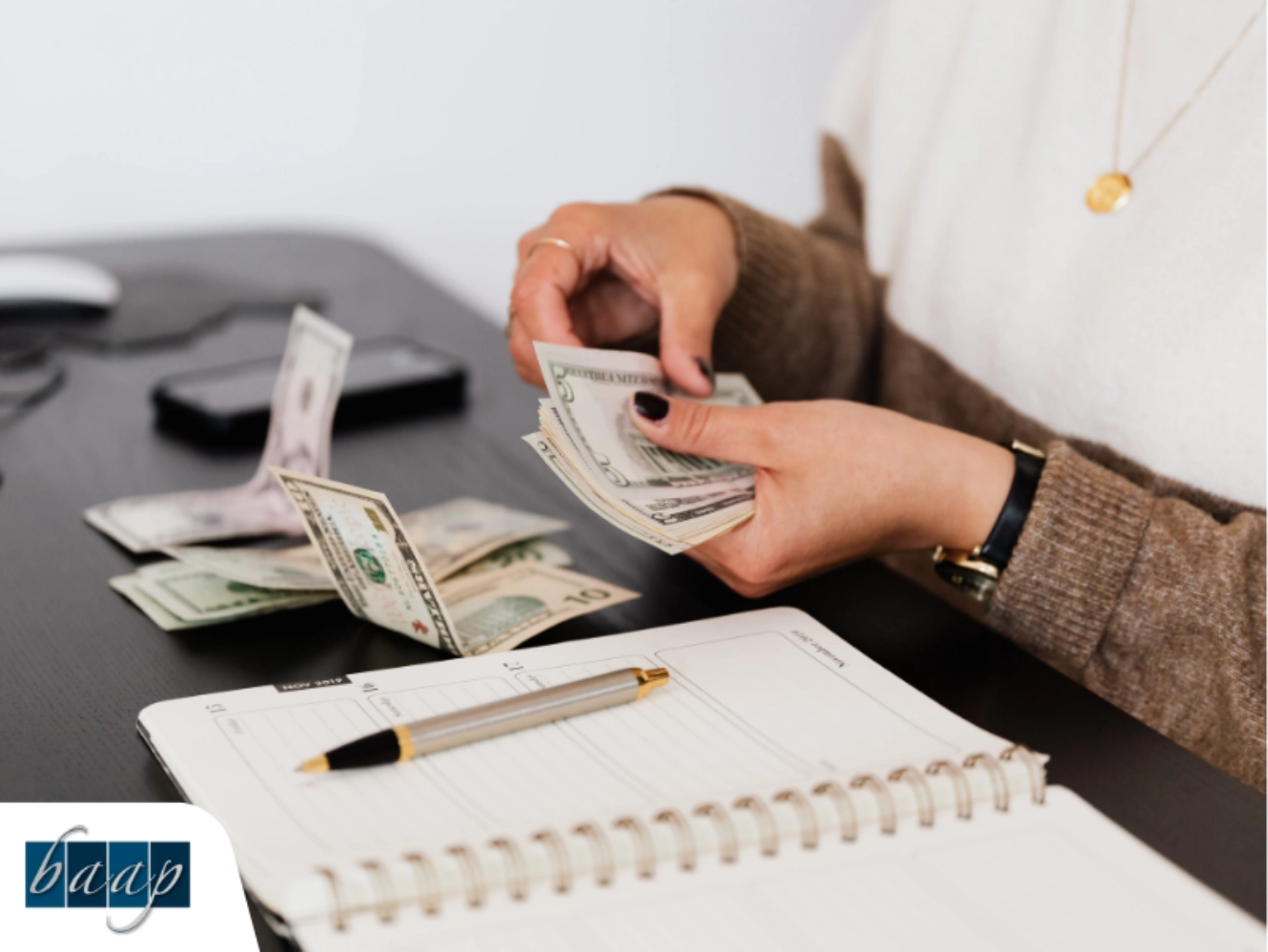 Financial KPIs illustrating small business profitability and growth